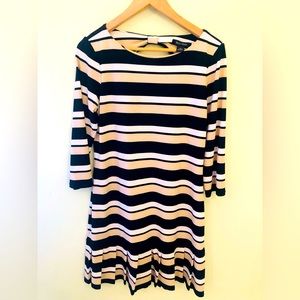 White House-Black Market Cute Striped Dress